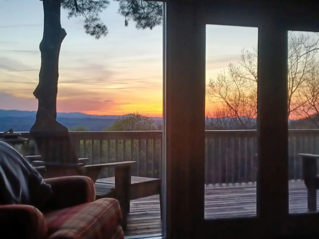 Come for the Sunsets at Appalachian Sky Mountain Home Rental in Big Canoe, Georgia